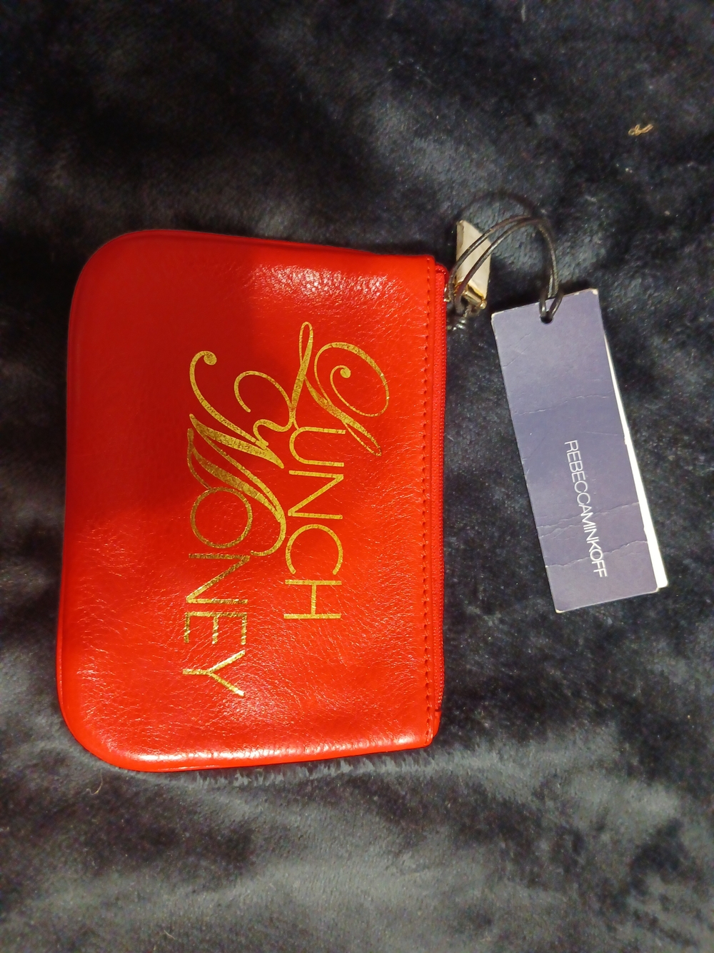 Rebecca Minkoff Red 'Lunch Money' Zip Card Case